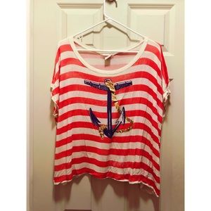 Anchor salmon & white top